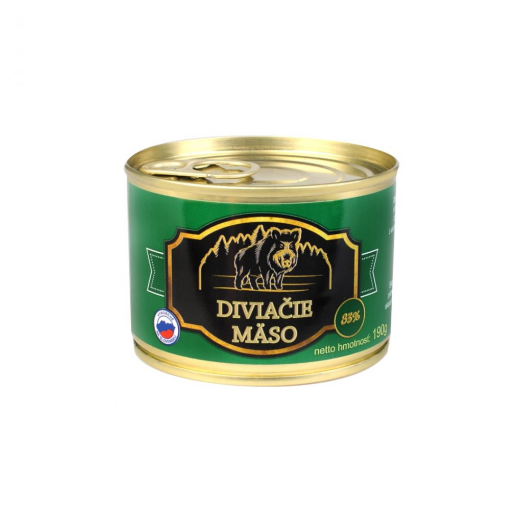 Diviačie mäso 190g Diviačie mäso 190g