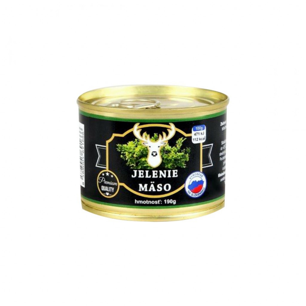 Jelenie mäso 190g Jelenie mäso 190g