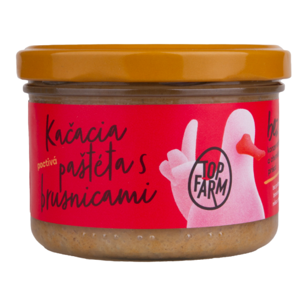 Kačacia paštéta s brusnicami 150g Kačacia paštéta s brusnicami 150g