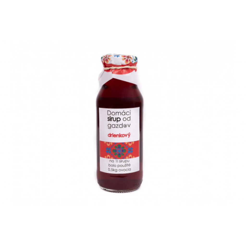 Drienkový sirup od Gazdov 300 ml Drienkový sirup od Gazdov 300 ml