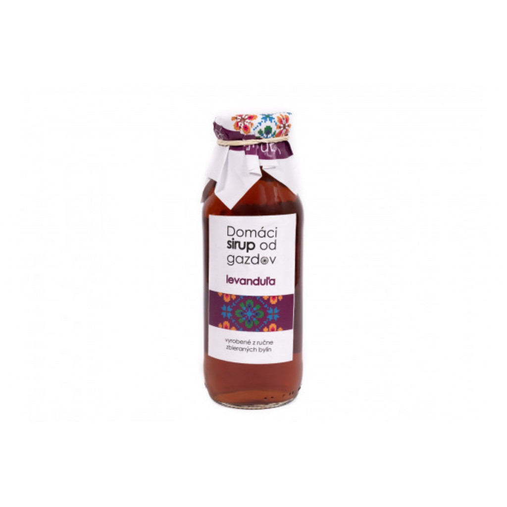 Levanduľový sirup od Gazdov 300 ml Levanduľový sirup od Gazdov 300 ml