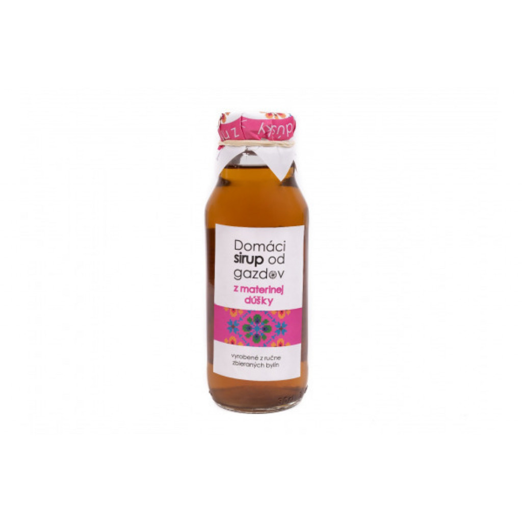 Sirup z materinej dúšky od Gazdov 300 ml Sirup z materinej dúšky od Gazdov 300 ml