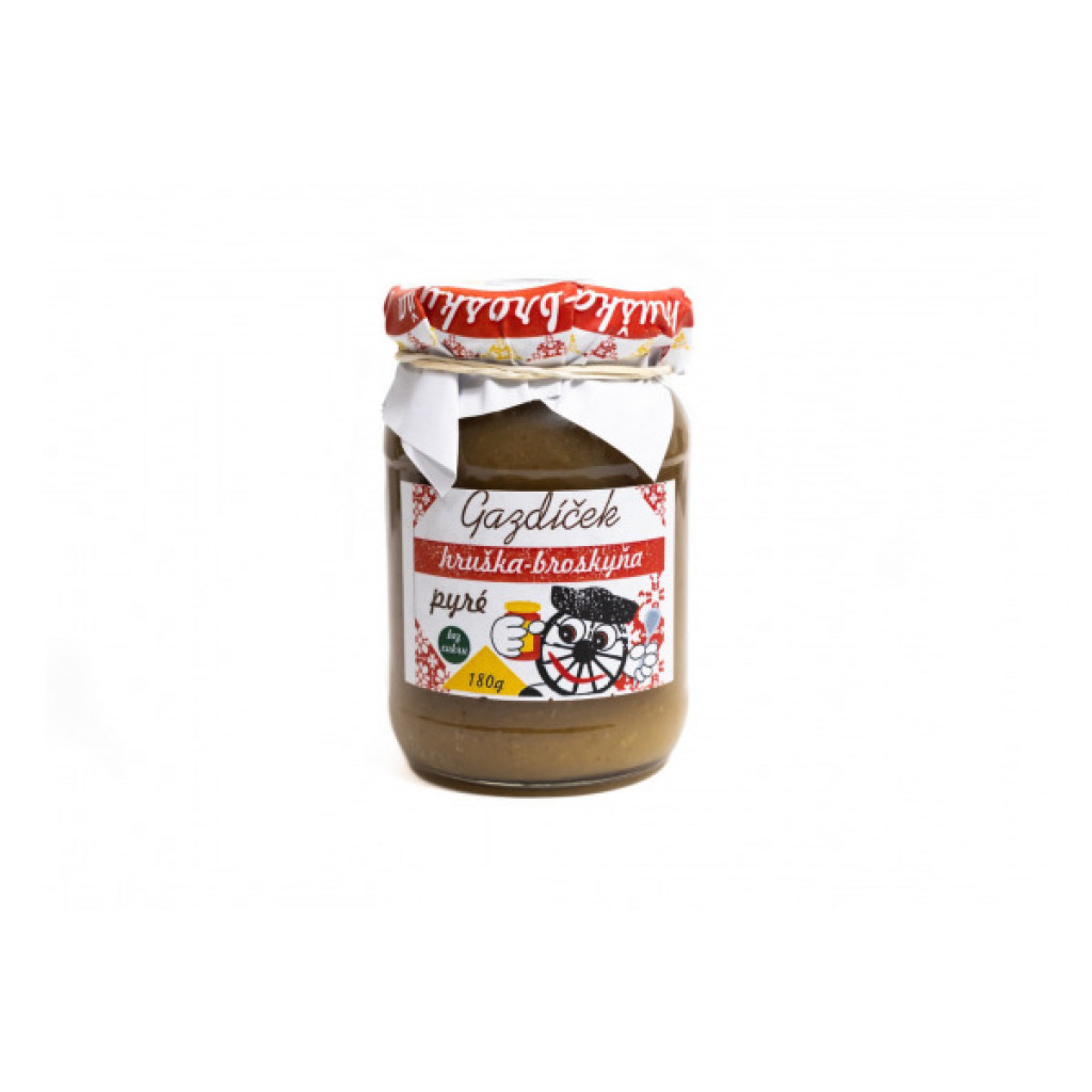 Gazdíček hruškovo-broskyňový 180g Gazdíček hruškovo-broskyňový 180g