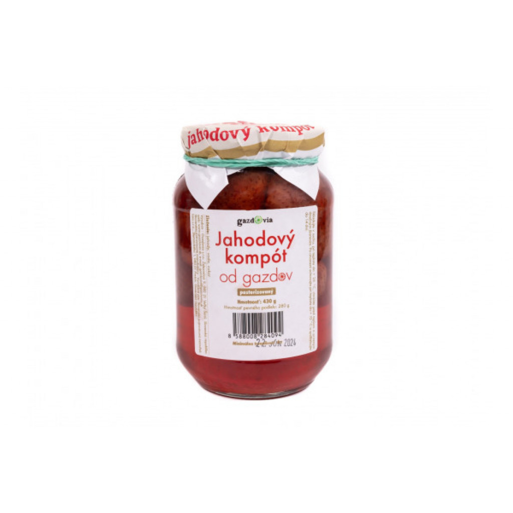 Jahodový kompót od Gazdov 430g Jahodový kompót od Gazdov 430g